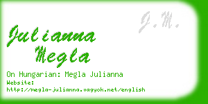 julianna megla business card